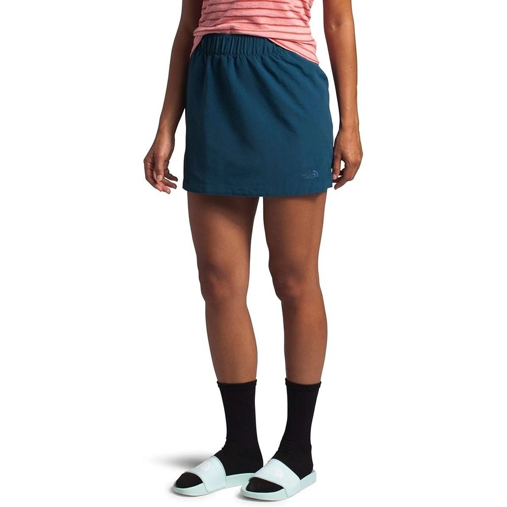 The North Face Class V Skort Women XL Blue Wing Teal FlashDry Gorpcore Travel